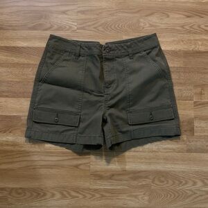 REI // Green Cargo Shorts
